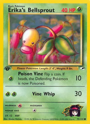 Erika's Bellsprout #75 – Gym Heroes