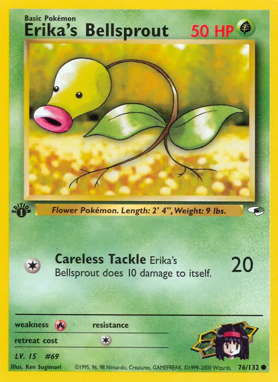 Erika's Bellsprout #76 – Gym Heroes