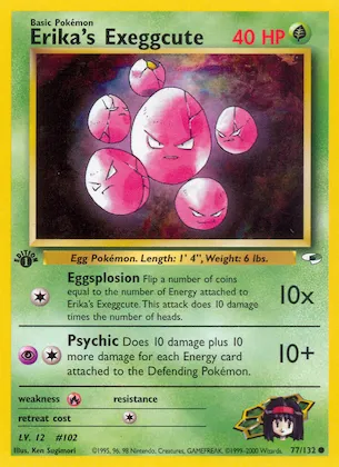 Erika's Exeggcute #77 – Gym Heroes