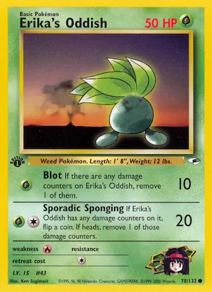 Erika's Oddish Nr. 78 – Gym Heroes