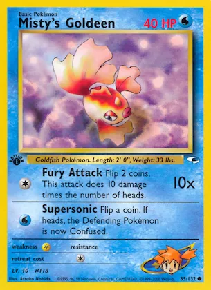 Misty's Goldeen Nr. 85 – Gym Heroes