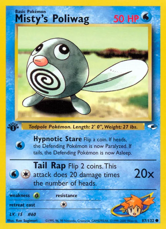 Misty's Poliwag #87 – Gym Heroes