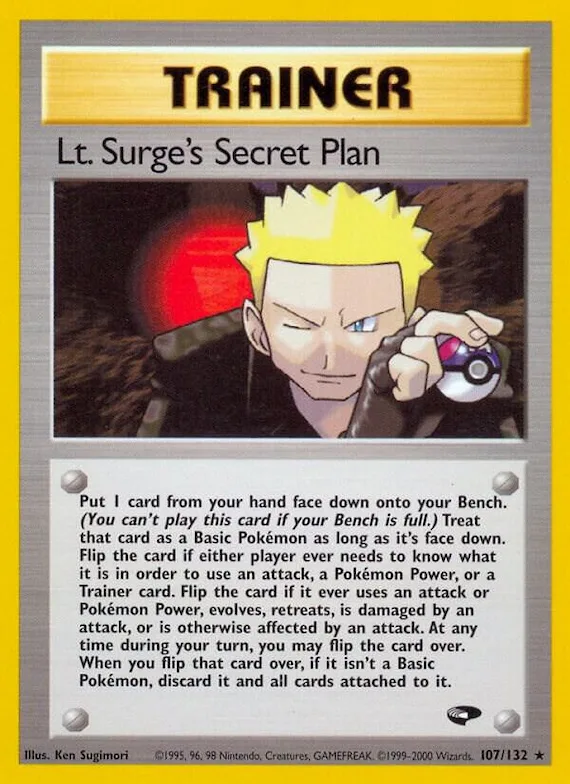 Lt. Surge's Secret Plan #107 – Gym Challenge