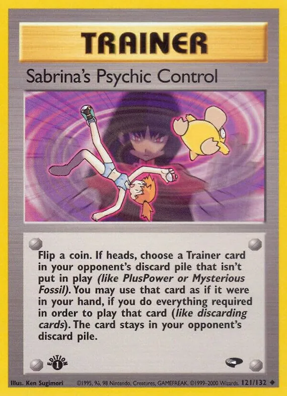 Sabrina's Psychic Control #121 – Gym Challenge