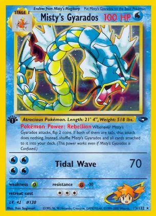Misty's Gyarados n° 13 – Gym Challenge