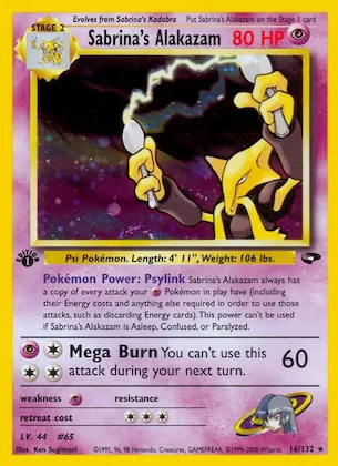 Sabrina's Alakazam #16 – Gym Challenge