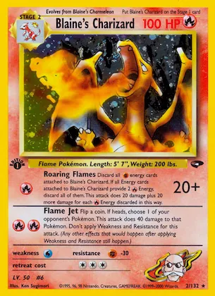 Blaine's Charizard Nr. 2 – Gym Challenge