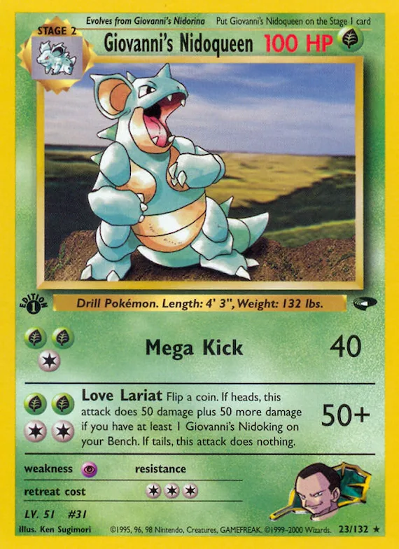 Giovanni's Nidoqueen #23 – Gym Challenge