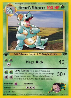 Giovanni's Nidoqueen n° 23 – Gym Challenge