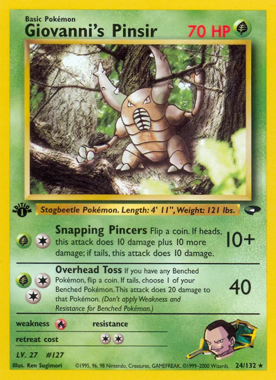 Giovanni's Pinsir #24 – Gym Challenge