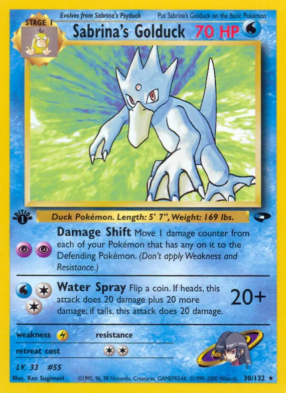 Sabrina's Golduck #30 – Gym Challenge