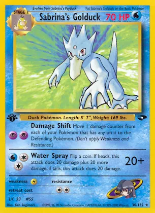 Sabrina's Golduck n° 30 – Gym Challenge