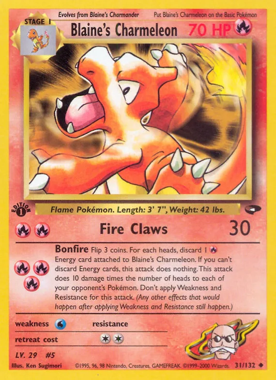 Blaine's Charmeleon #31 – Gym Challenge