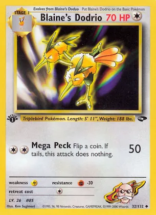 Blaine's Dodrio #32 – Gym Challenge