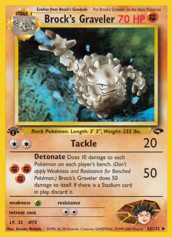 Brock's Graveler #34 – Gym Challenge