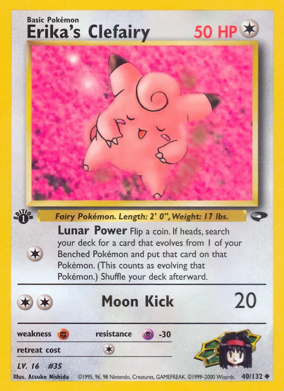 Erika's Clefairy #40 – Gym Challenge