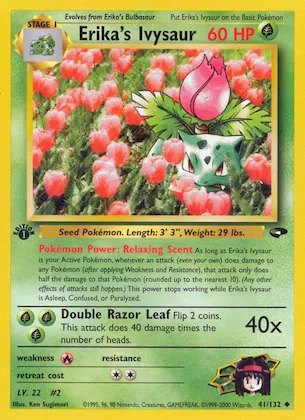 Erika's Ivysaur n° 41 – Gym Challenge