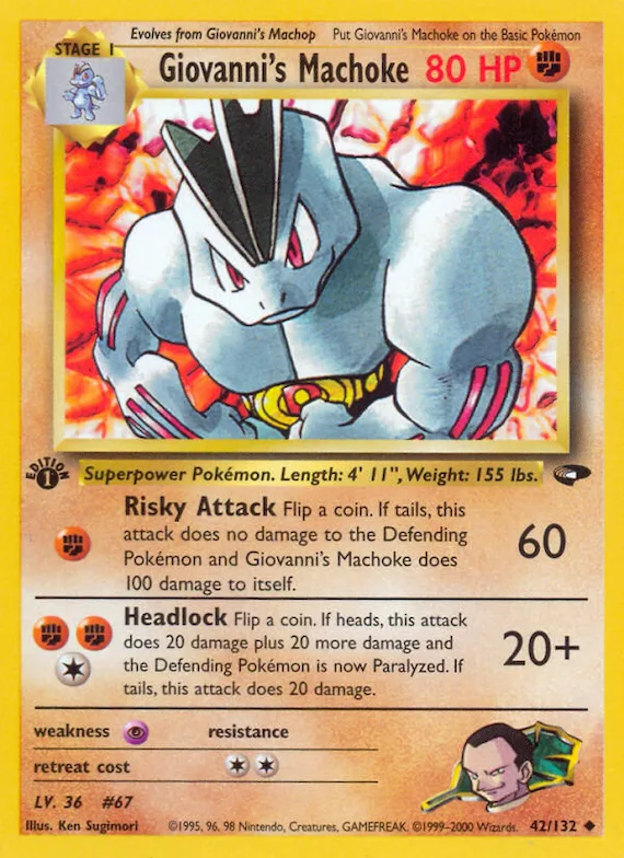 Giovanni's Machoke #42 – Gym Challenge