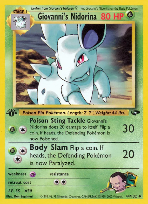 Giovanni's Nidorina #44 – Gym Challenge
