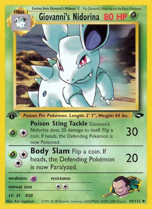 Giovanni's Nidorina #44 – Gym Challenge
