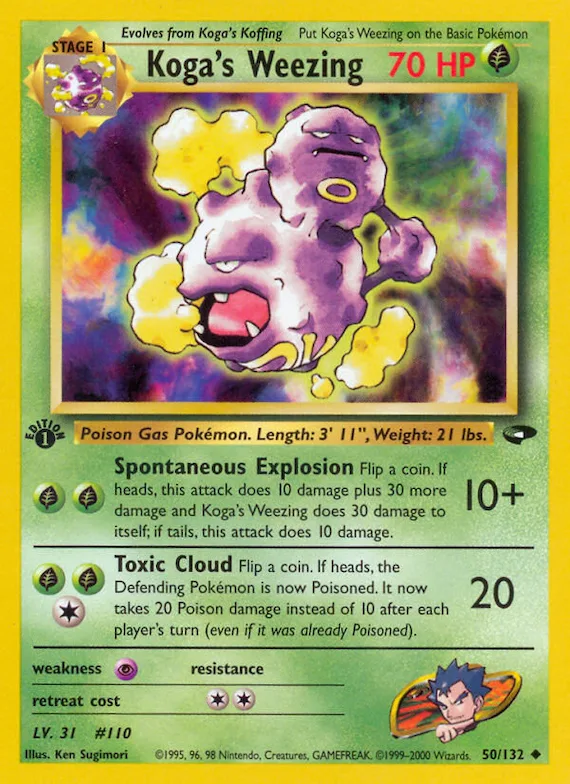 Koga's Weezing #50 – Gym Challenge
