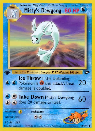 Misty's Dewgong #54 – Gym Challenge