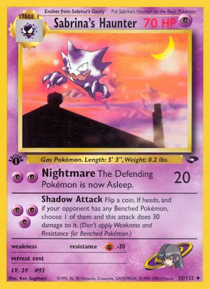 Sabrina's Haunter n° 55 – Gym Challenge