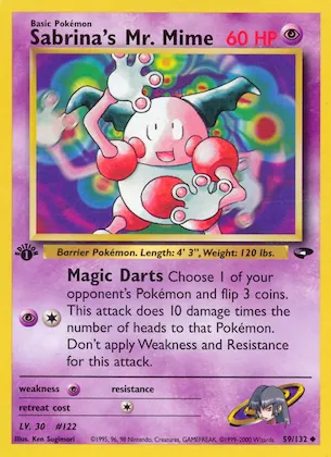 Sabrina's Mr. Mime #59 – Gym Challenge