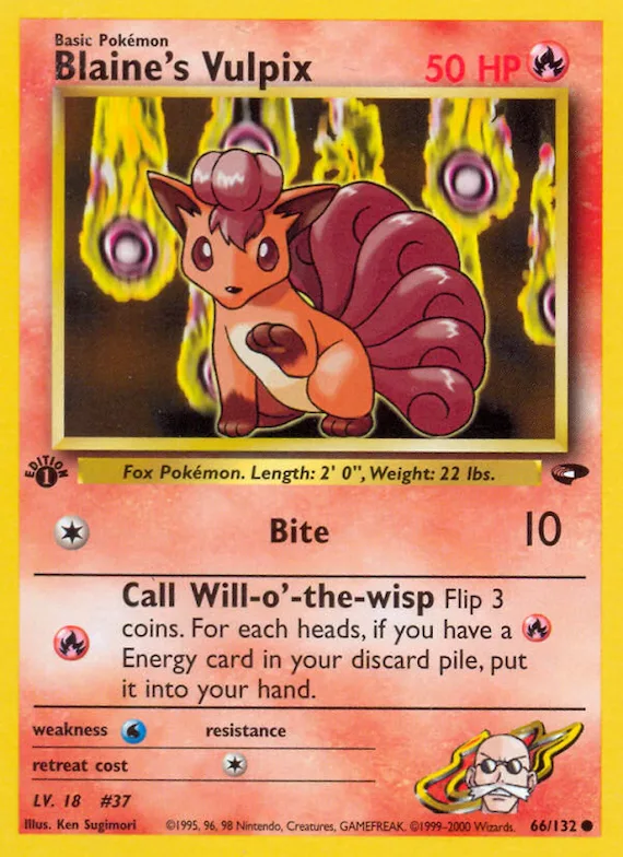 Blaine's Vulpix #66 – Gym Challenge