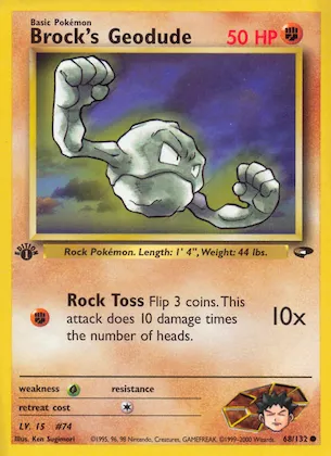 Brock's Geodude #68 – Gym Challenge