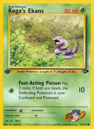 Koga's Ekans Nr. 77 – Gym Challenge