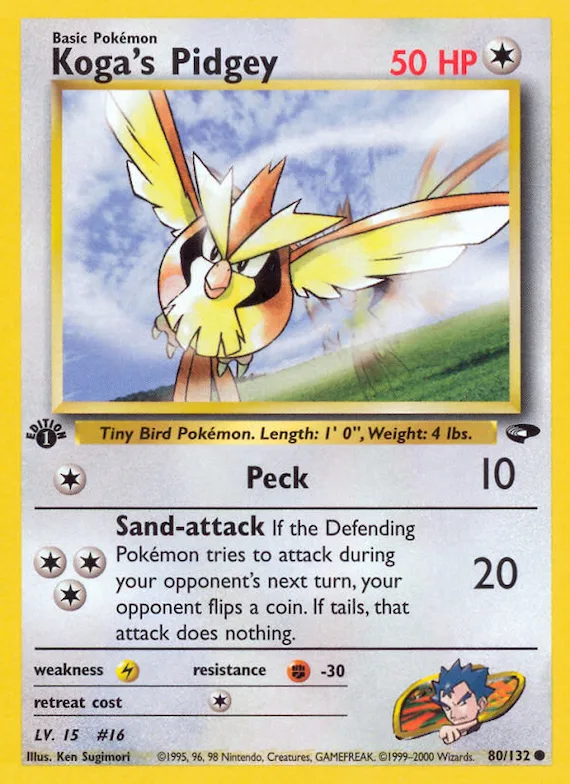 Koga's Pidgey #80 – Gym Challenge