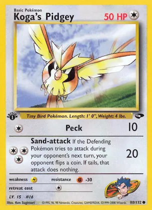Koga's Pidgey #80 – Gym Challenge