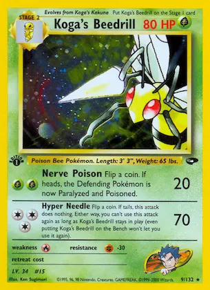 Koga's Beedrill Nr. 9 – Gym Challenge