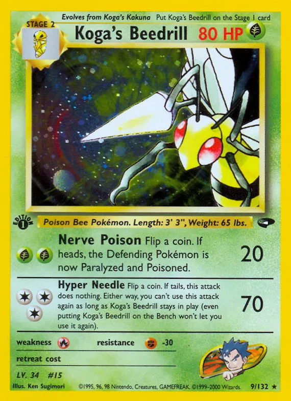 Koga's Beedrill #9 – Gym Challenge