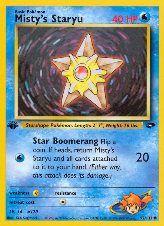 Misty's Staryu #92 – Gym Challenge