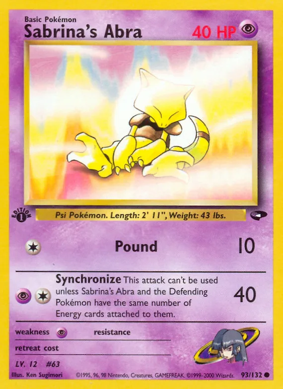 Sabrina's Abra #93 – Gym Challenge