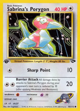 Sabrina's Porygon #98 – Gym Challenge