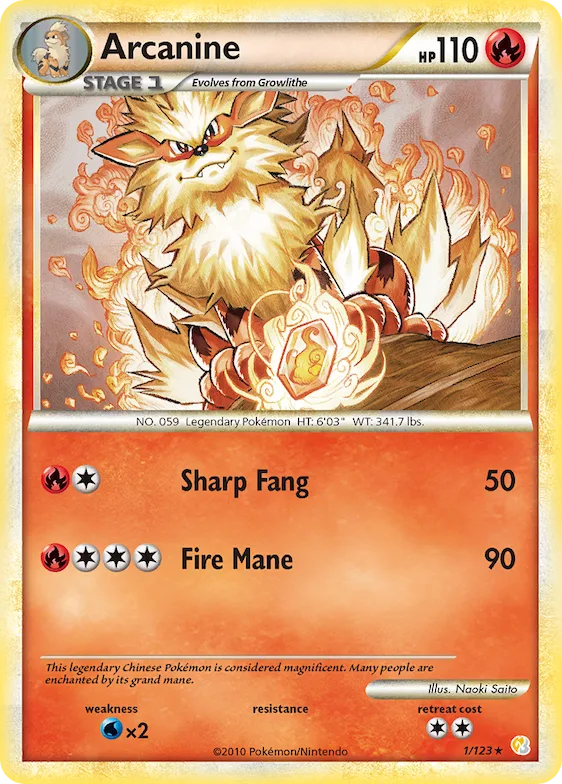 Arcanine #1 – HeartGold & SoulSilver