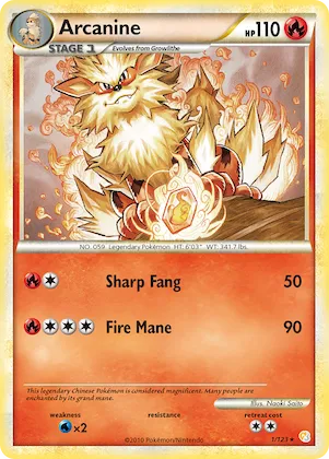 Arcanine #1 – HeartGold & SoulSilver