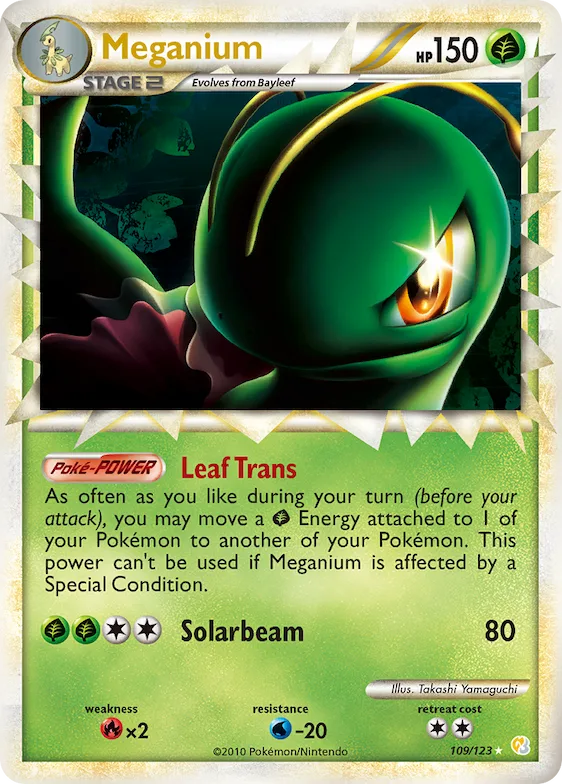 Meganium #109 – HeartGold & SoulSilver