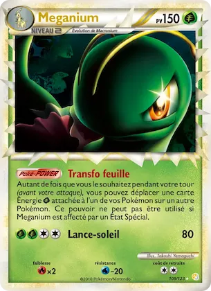 Meganium n° 109 – HeartGold SoulSilver