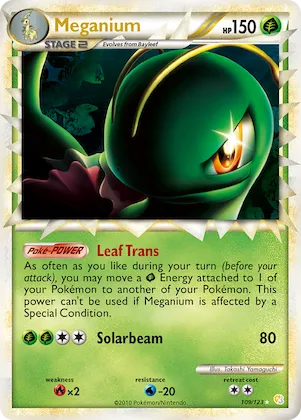 Meganium #109 – HeartGold & SoulSilver