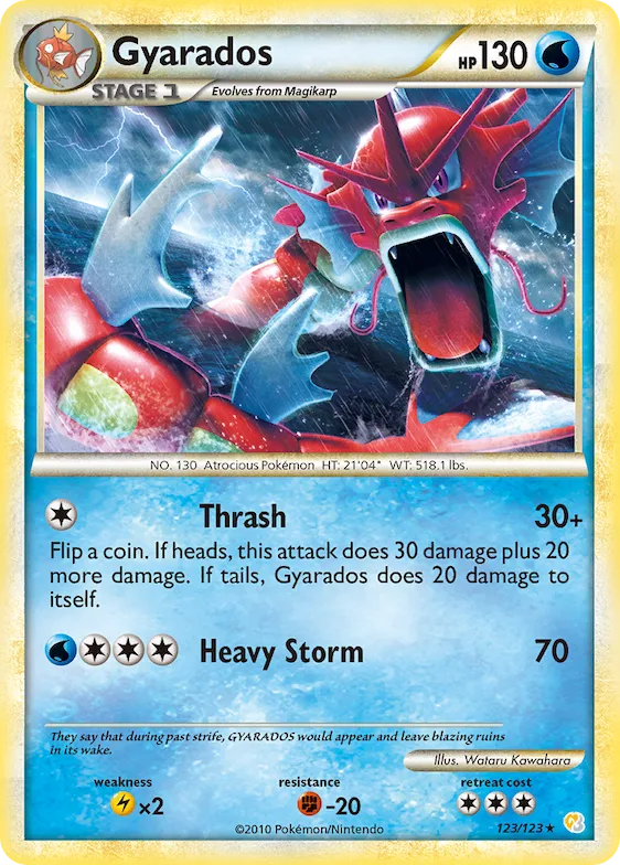 Gyarados #123 – HeartGold & SoulSilver