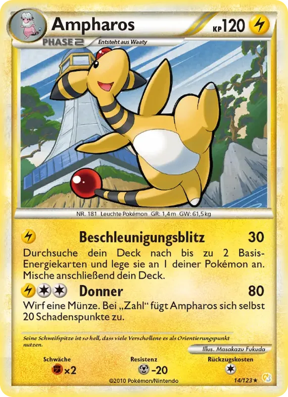 Ampharos 14 – HeartGold SoulSilver