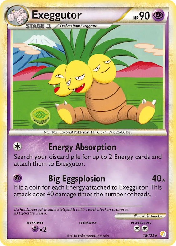 Exeggutor #18 – HeartGold & SoulSilver