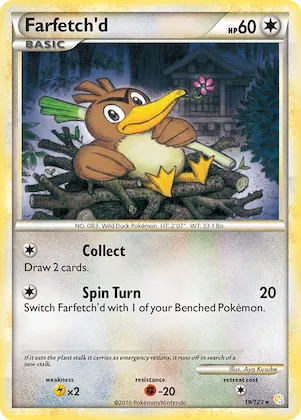 Farfetch'd #19 – HeartGold & SoulSilver