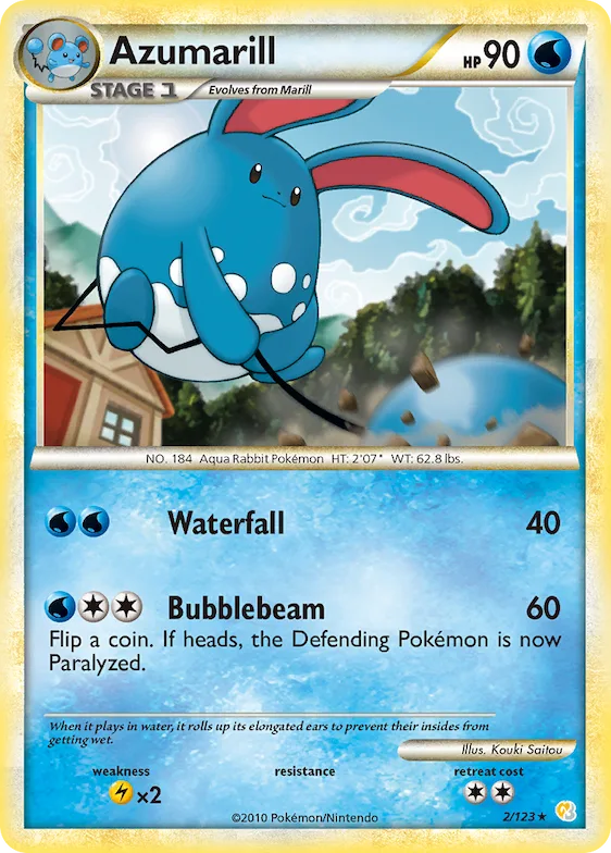 Azumarill #2 – HeartGold & SoulSilver