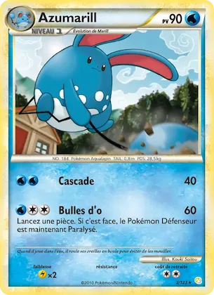Azumarill n° 2 – HeartGold SoulSilver
