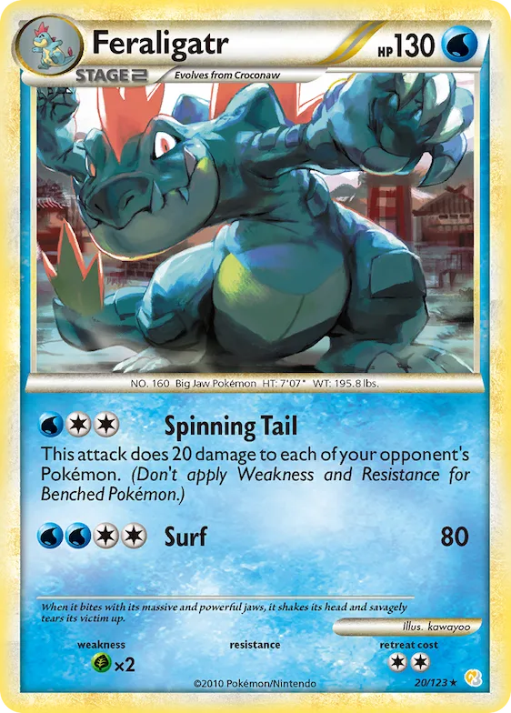 Feraligatr #20 – HeartGold & SoulSilver